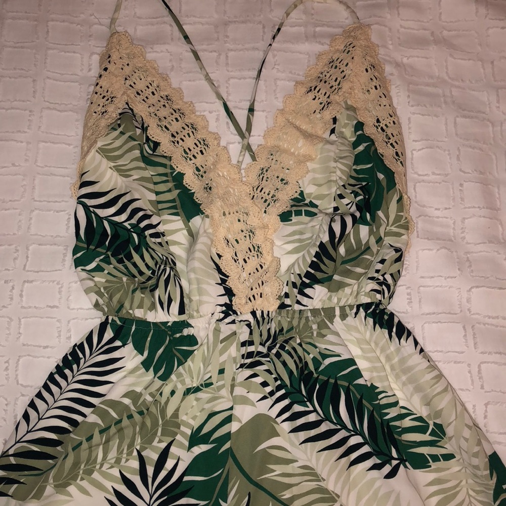Dainty Hooligan Backless Jungle Romper